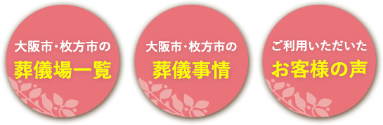 大阪市・枚方市の特徴